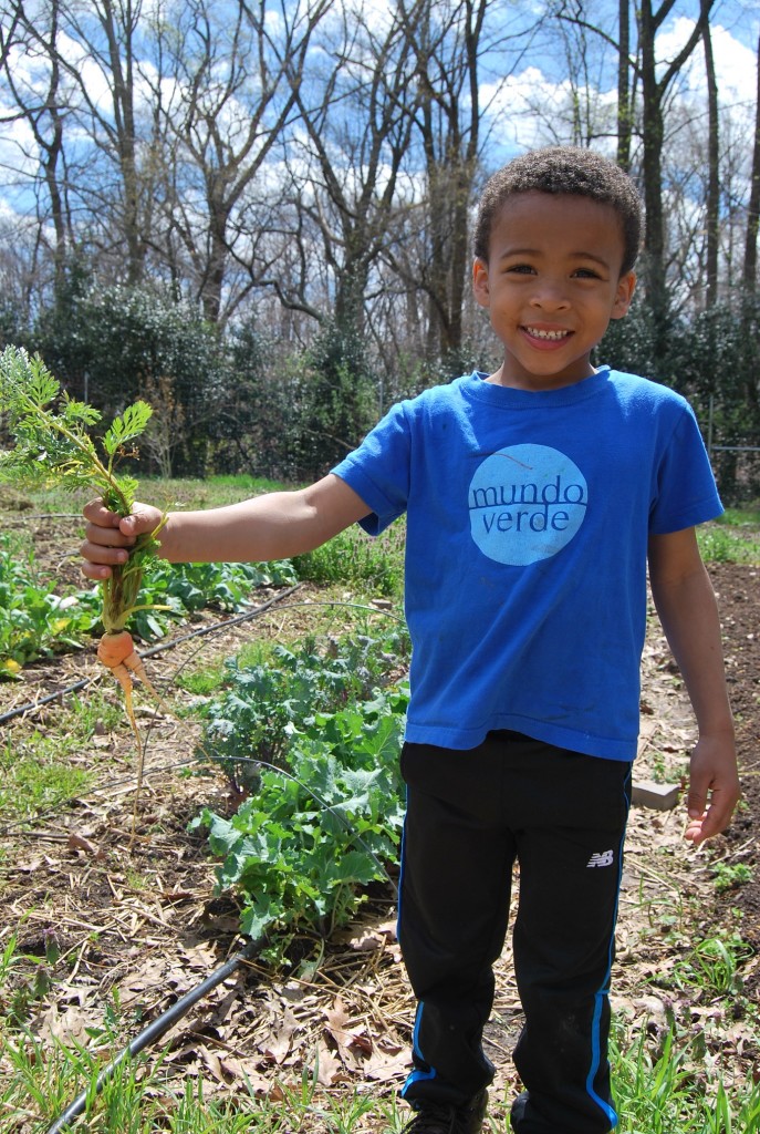 boy with carrot