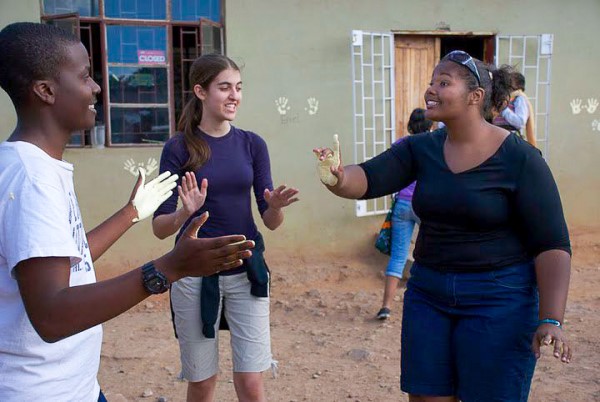 Emma and Yasmine in Zambia as LearnServe Fellows in 2010